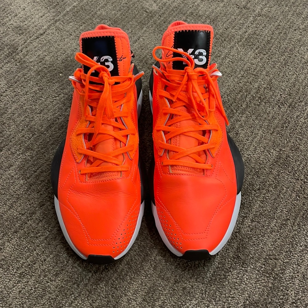 Y3 orange shoes size 11.5 men